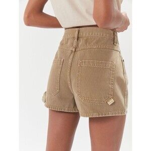 Urban Outfitter UO BDG High Rise Carpenter Short Size 24 / 0 Khaki Green Cotton